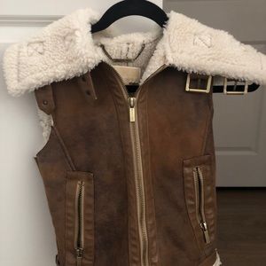 Michael by Michael Kors shearling vest